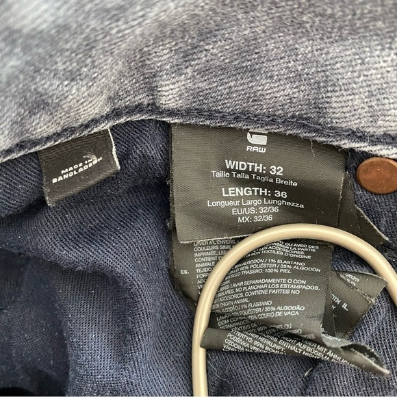 G-STAR Raw Revend Straight Gray Jeans 51011 Men’s Size 32 x 34 - Picture 9 of 12